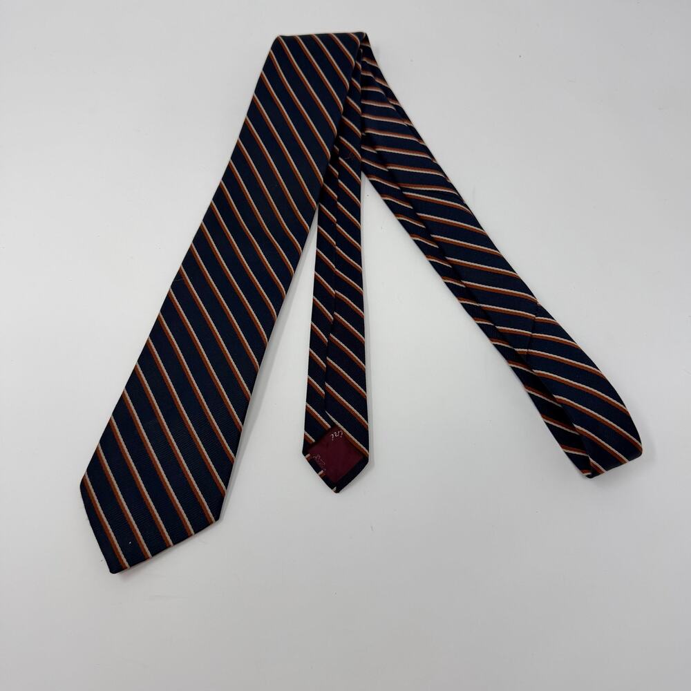 Oleg Cassini by Burma Vintage Striped Silk Tie